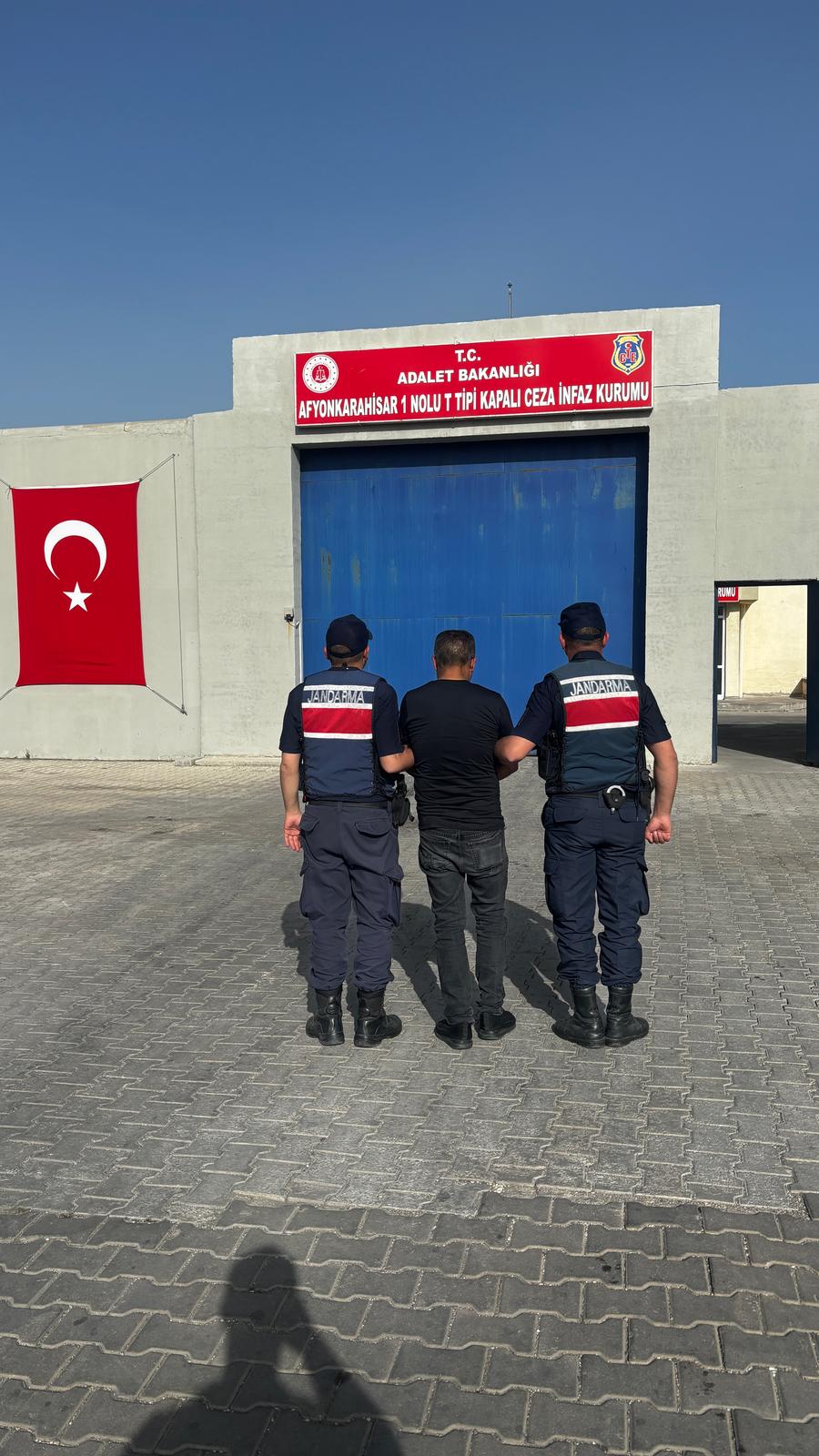4 YIL  HAPİS CEZASI BULUNAN ŞAHIS SANDIKLI’DA YAKALANDI
