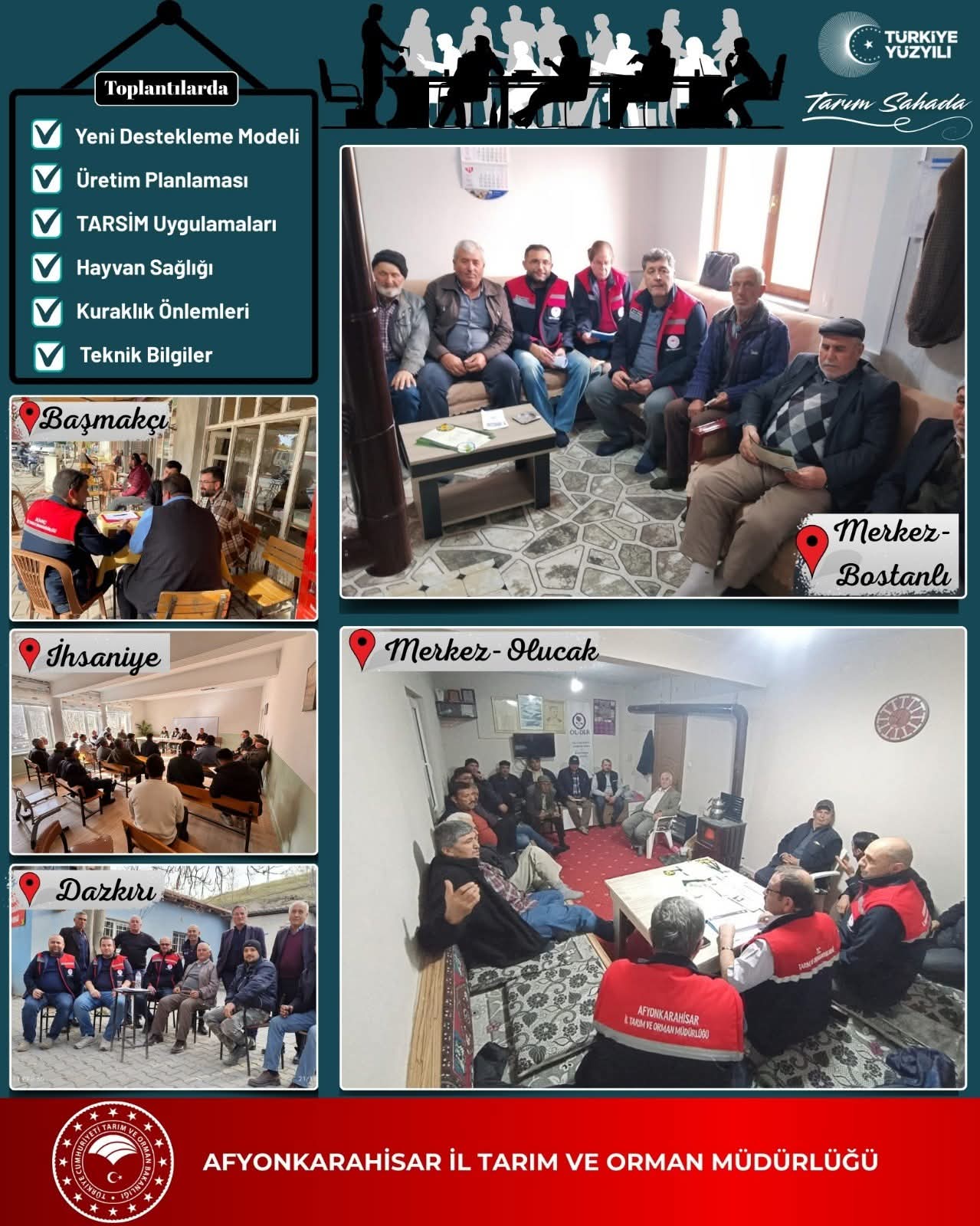 Afyonkarahisar Genelinde Çiftçilerle Buluşmalar Devam Ediyor - 1