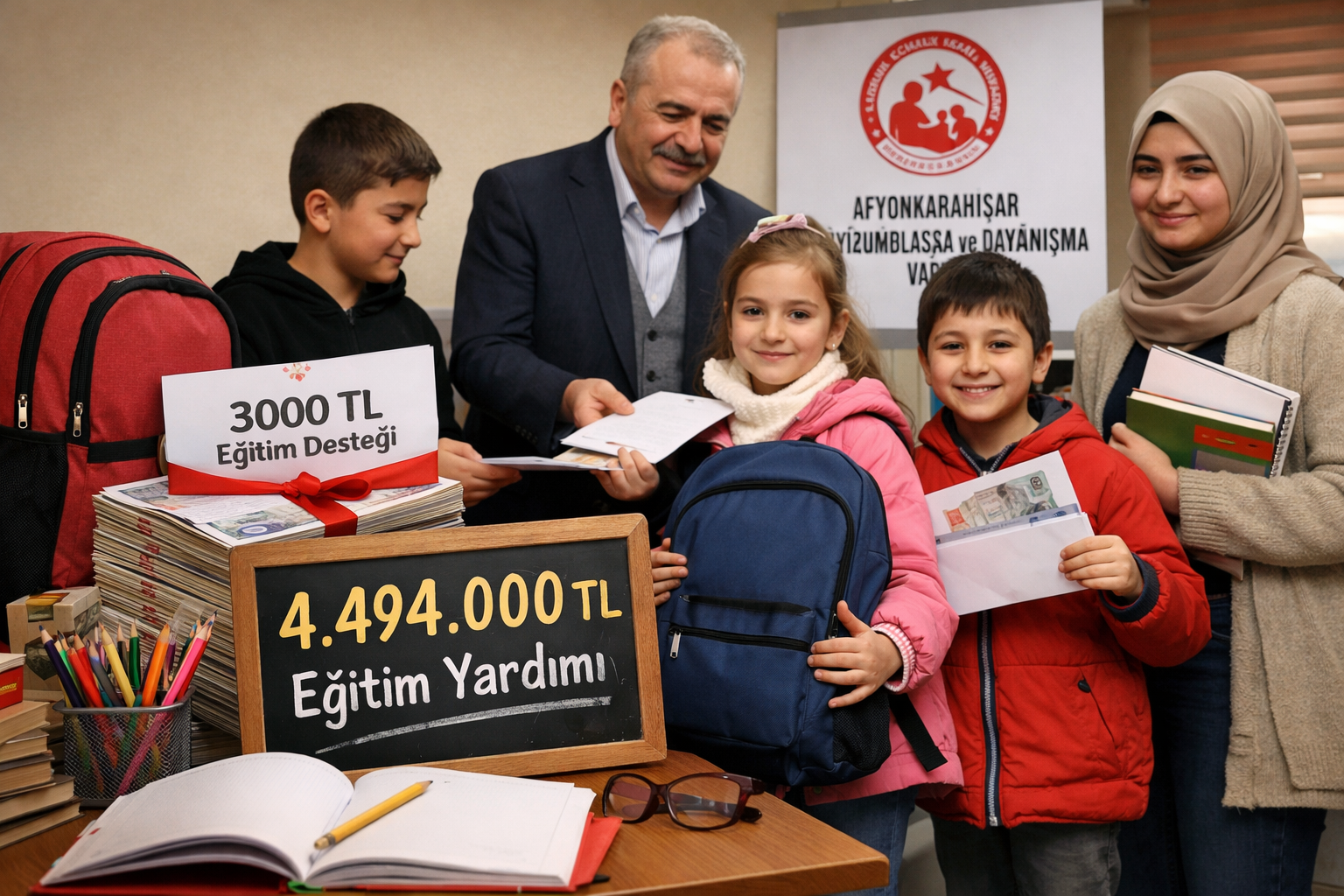 İhtiyaç Sahibi Öğrencilere 4 Milyon 494 Bin TL Eğitim Desteği - 1