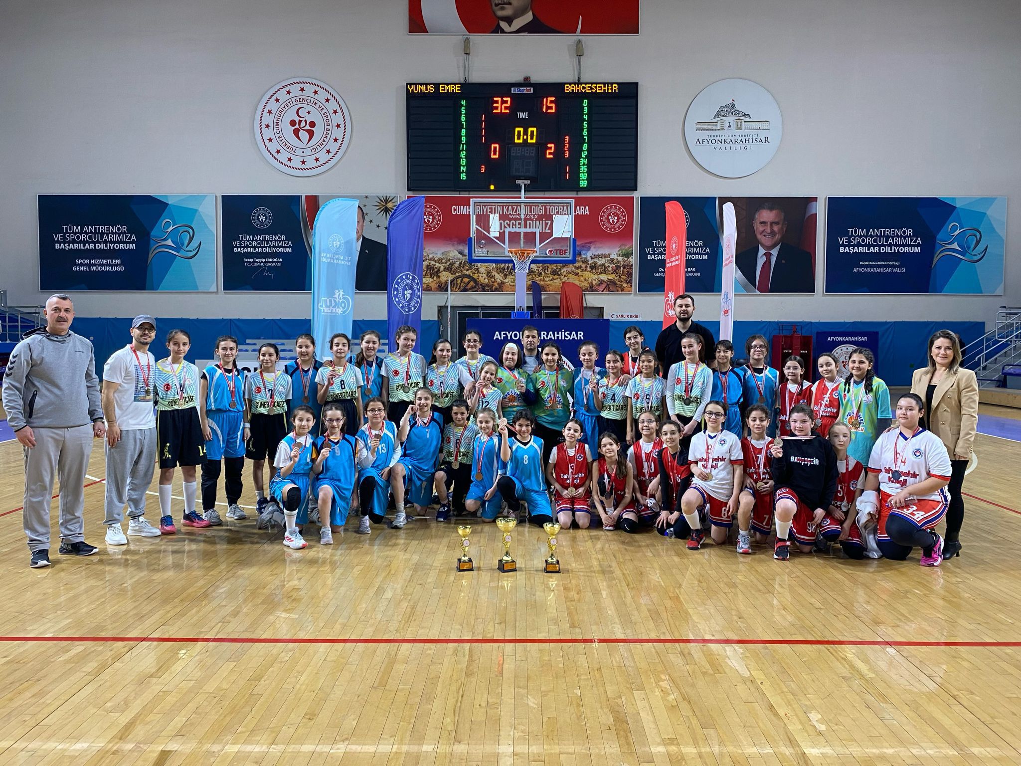 Afyonkarahisar’da Küçükler  Basketbol Heyecanı Sona Erdi - 1