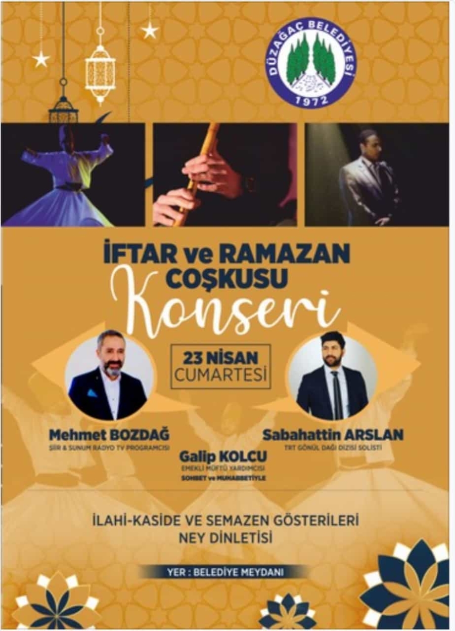 Düzağaç’da Ramazan coşkusu yaşanacak