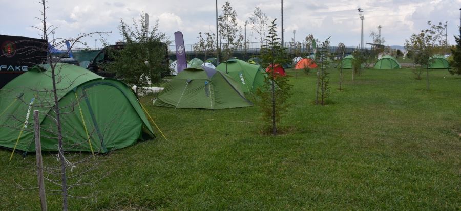 Afyonkarahisar’da 500 izci kamp yapıyor
