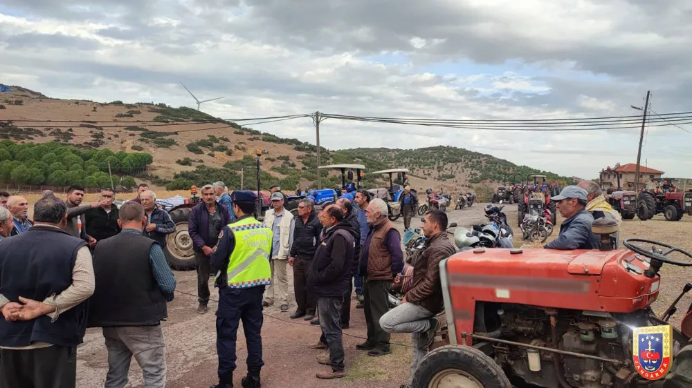 Jandarmadan Afyonkarahisarlı Çiftçilere Özel Güvenli Tarım Eğitimi