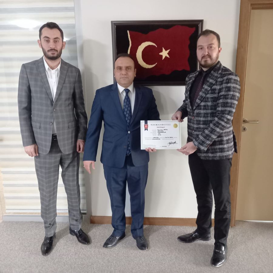Kartal, Türk Hukuk Enstitüsü Afyonkarahisar Şube Başkanı olarak atandı