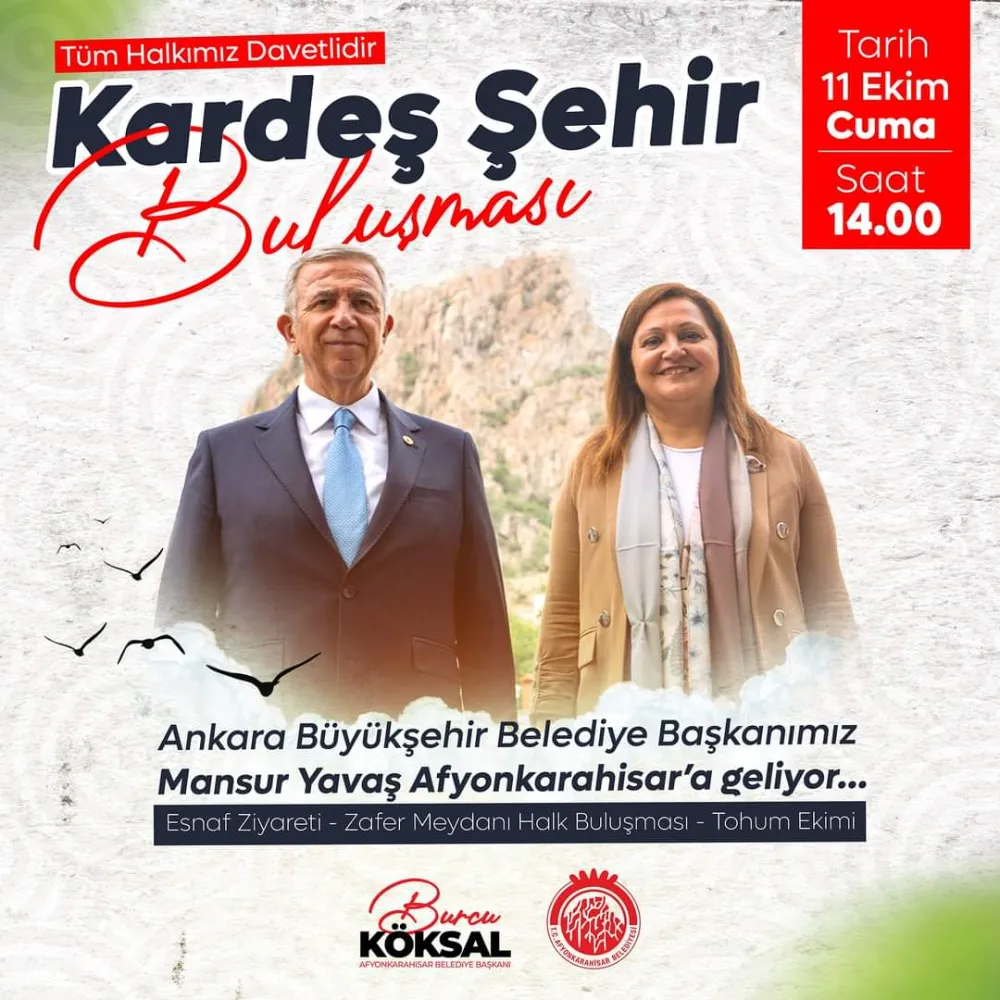 Afyonkarahisar’da Kardeş Şehir Buluşması