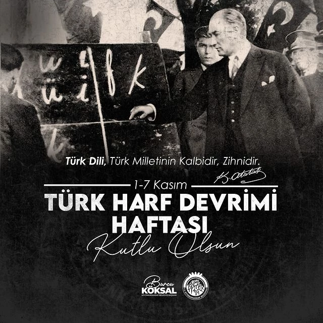 Türk Harf Devrimi Haftası Coşkuyla Kutlanıyor