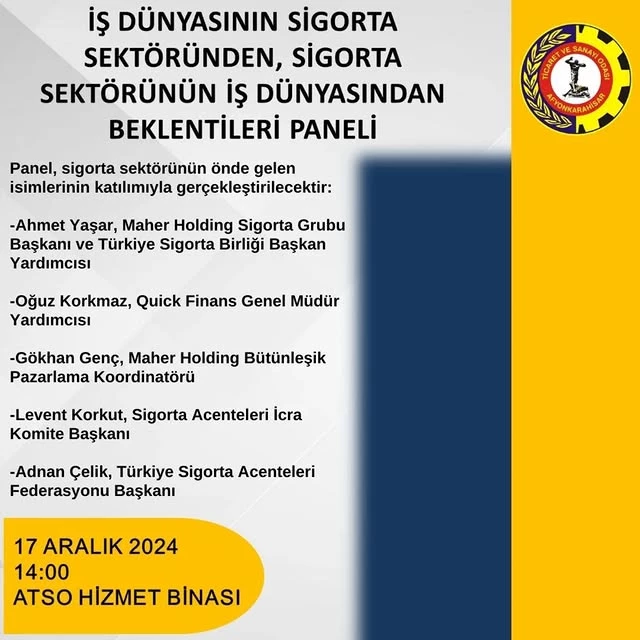 Sigorta Sektörü ve İş Dünyası Afyonkarahisar