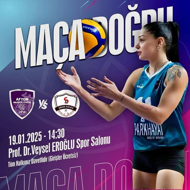 Afyon Belediye Yüntaş Voleybol, Eskişehir Şehir Koleji ile Karşılaşıyor