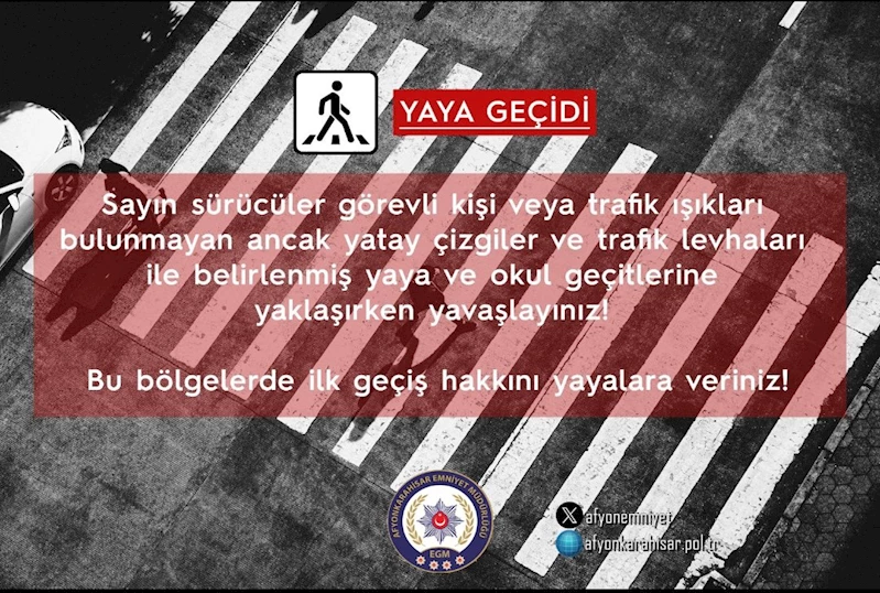 Yaya Geçidinde Hayata Yol Verin